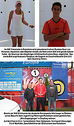  3D-Minifiguren für U16-Turniersieger des Tennis Jugend Cups 2014